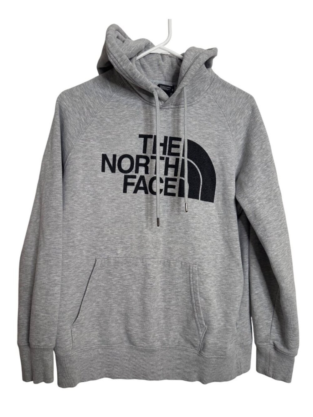 The North Face Logo Hoodie Size Medium Women’s Gray Pockets